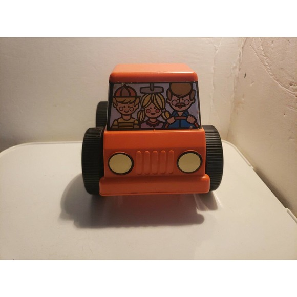 Vintage Tupperware Toys Red Truck Car - Made in the USA - Picture 2 of 7